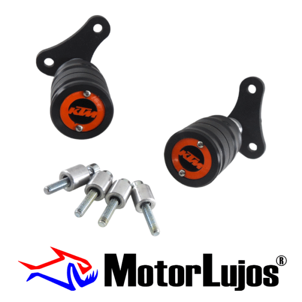 Juego Slider  De Motor Negro "KTM-390 V3" - Imagen 2