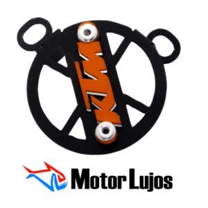 Tapa Filtro Aceite "KTM" Negro + 3D CROMO