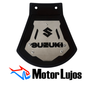 Salpicadera Cromo "SUZUKI" + 3D NEGRO