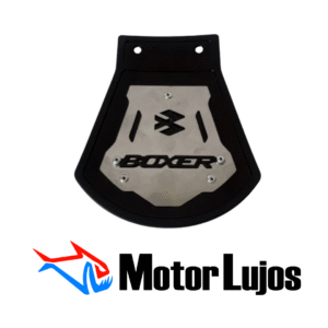 Salpicadera Cromo "BOXER" + 3D NEGRO