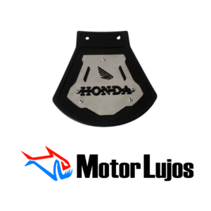 Salpicadera Cromo "HONDA" + 3D NEGRO